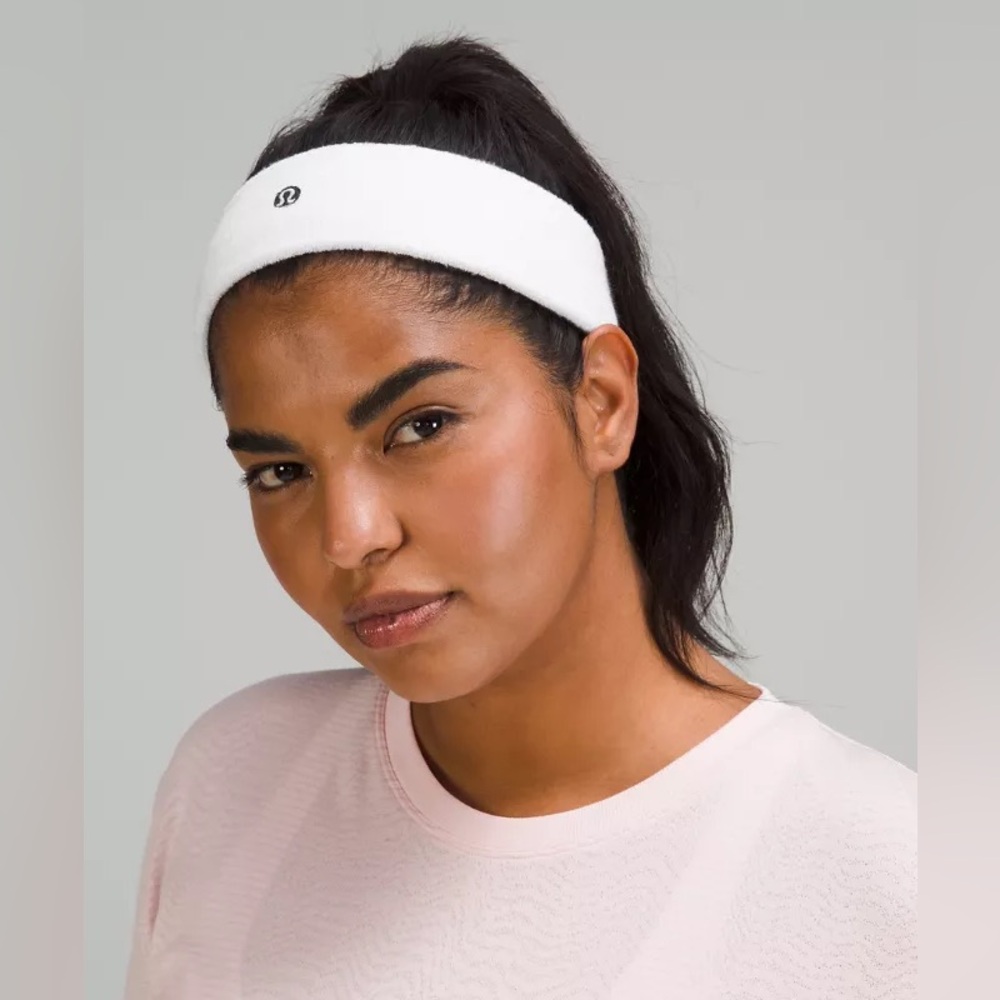 lululemon athletica - Cotton Terry Sweatband - White - NWT